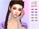 Sims 4 — Kelly Eyeshadow by YuumiaUniverse — Kelly Eyeshadow - Teen friendly - 10 Color options - HQ mod compatible TOU: