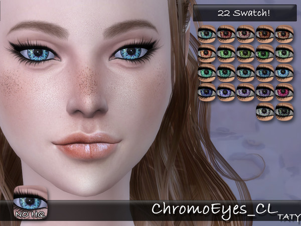 Sims 4 — [Ts4]Taty_ChromoEyes_CL by tatygagg — - Female, Male - Human, Alien - Toddler to Elder - Hq Compatible