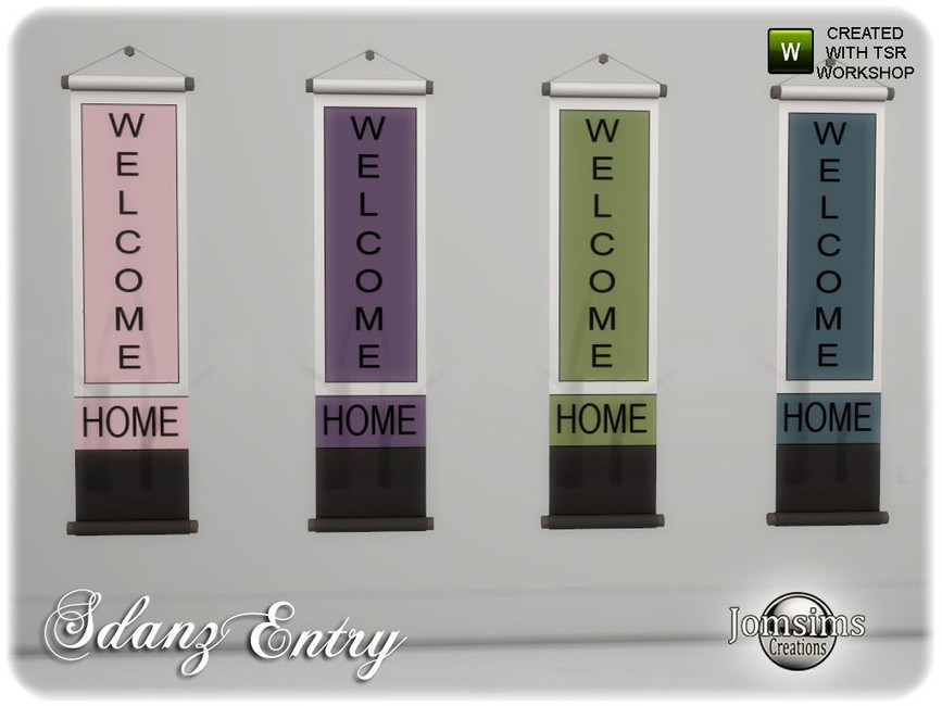 The Sims Resource Sdanz Entry wall painting