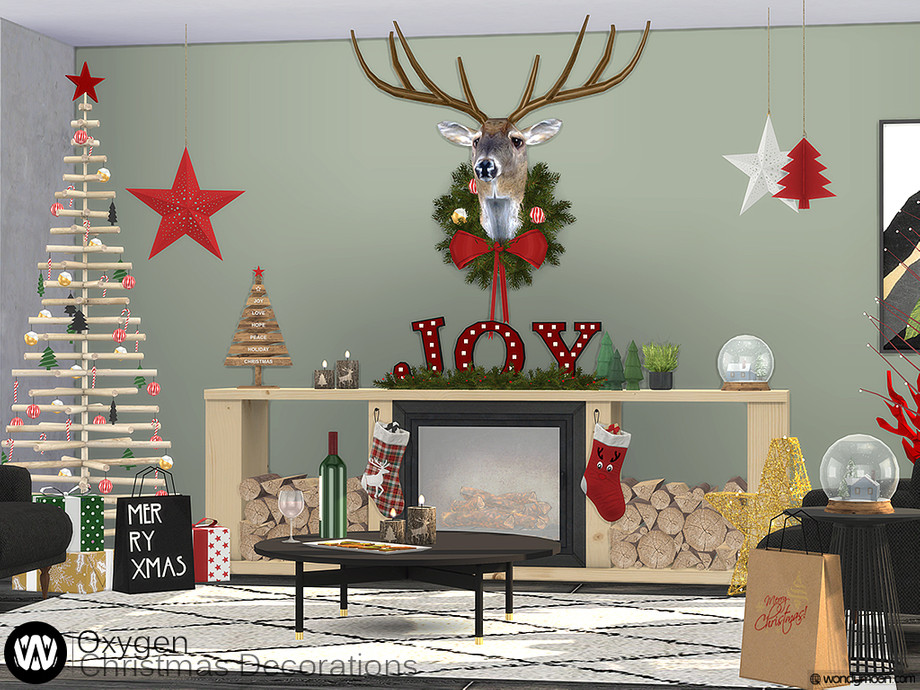 The Sims Resource - Oxygen Christmas Decorations