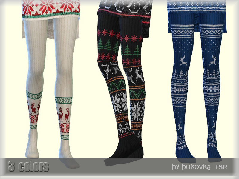 The Sims Resource - Christmas Tights