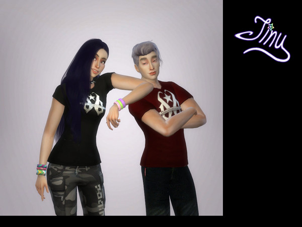Sims 4 — Decyfer Down Band Tee by Jinu  — I felt that my sims needed some band tees that I personally like. I do like the