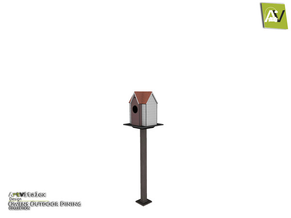 Sims 3 — Owens Birdhouse Stand by ArtVitalex — - Owens Birdhouse Stand - ArtVitalex@TSR, Dec 2019