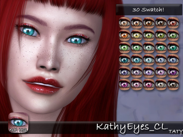 Sims 4 — [Ts4]Taty_KathyEyes_CL by tatygagg — - Female, Male - Human, Alien - Toddler to Elder - Hq Compatible