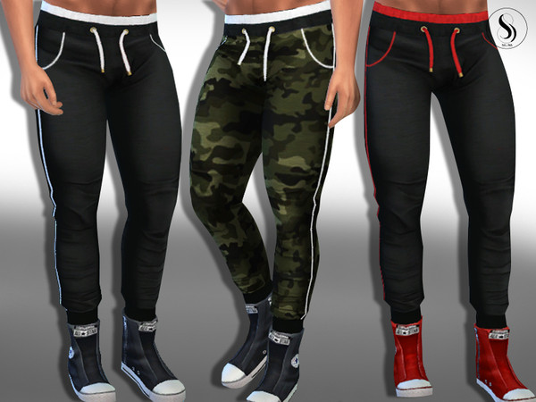 The Sims Resource - Male Sims Track Pants