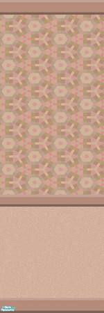 Sims 2 — GEOMS Wall 9_2 by KittenKiss — Ahhh its back again. Third time too - sets of 2 walls (one with pattern, one with