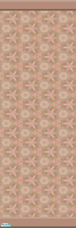 Sims 2 — GEOMS Wall 9_1 by KittenKiss — Ahhh its back again. Third time too - sets of 2 walls (one with pattern, one with