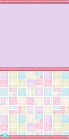 Sims 2 — Girly Wall5 by jenny_dunagan — I'm still very new at creating walls. Hope you like it! Wallpaper for your girls