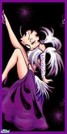 Sims 2 — Betty boop set - Individual Item by lollipop6969 — Betty Boop wall 1 Enjoy!