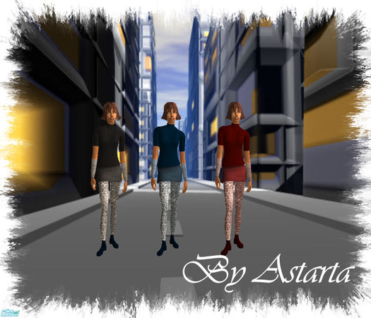Sims 2 — City Outfit by Astarta — A nice set for shopping :)