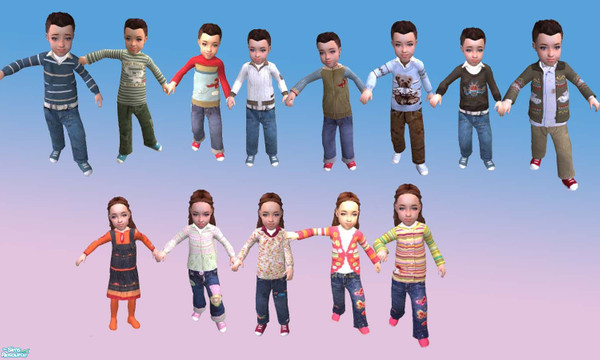 Sims 2 — Winterset by senstih — I've made 13 new winteroutfits for the toddlers. I hope you like it ;)