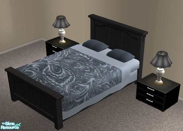 Sims 2 — Blue Velvet Bedding by nikisatez05 — 