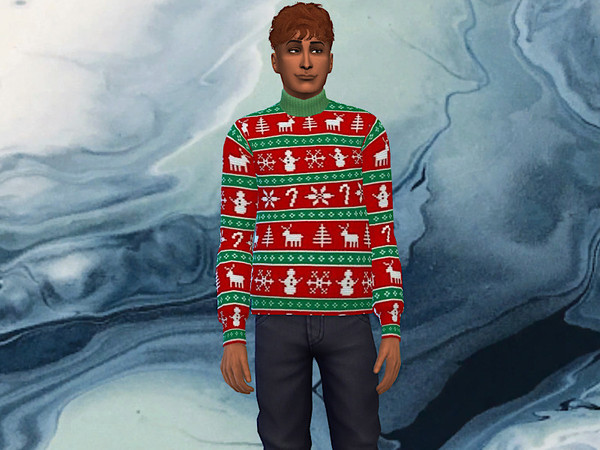 Sims 4 — Holiday Family Collection (Male)  by Seeckingly_ — 8 swatches *Requires Holiday Celebration Pack