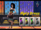 Sims 4 — Mary Dress by TheGosch — Mary Dress - female - teen to elder - 5 colors