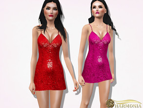 Sims 3 — Sequin Strappy Bodycon Dress by Harmonia — 3 variations not-Recolorable Please do not use my textures. Please do