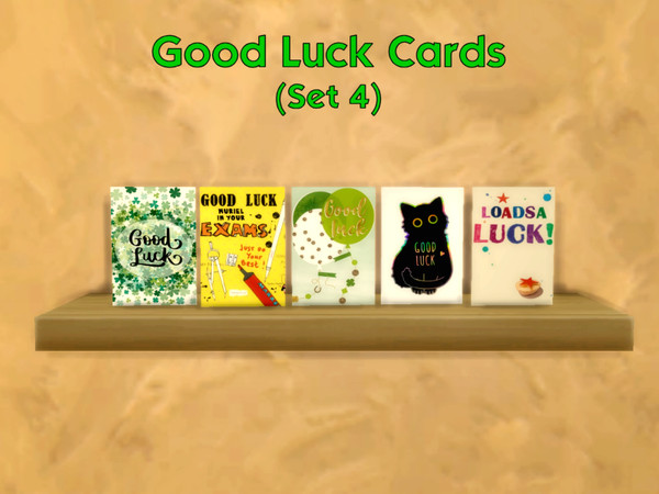 The Sims Resource | Good Luck Cards (Set 4) [REQUIRES SEASONS]