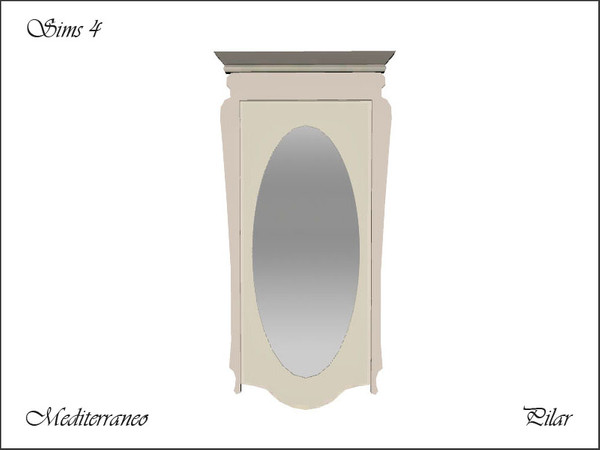 Sims 4 — Mediterraneo Mirror2 by Pilar — The light of the Mediterranean