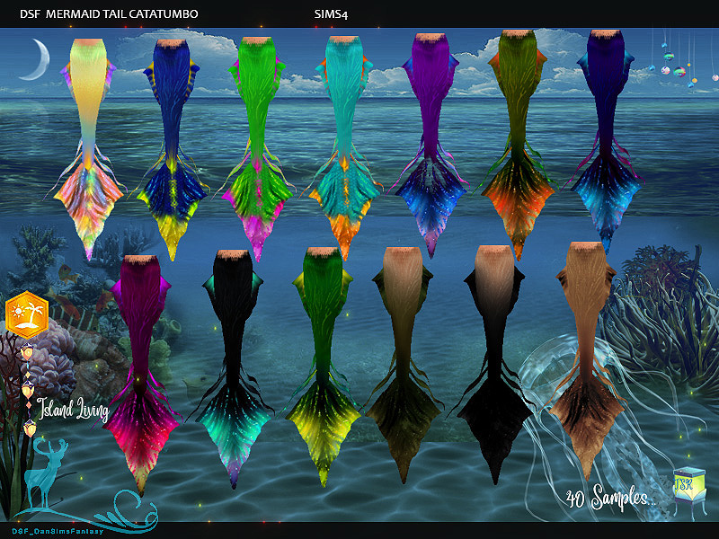 Sims 4 - DSF MERMAID TAIL CATATUMBO by DanSimsFantasy - This mermaid tail.....