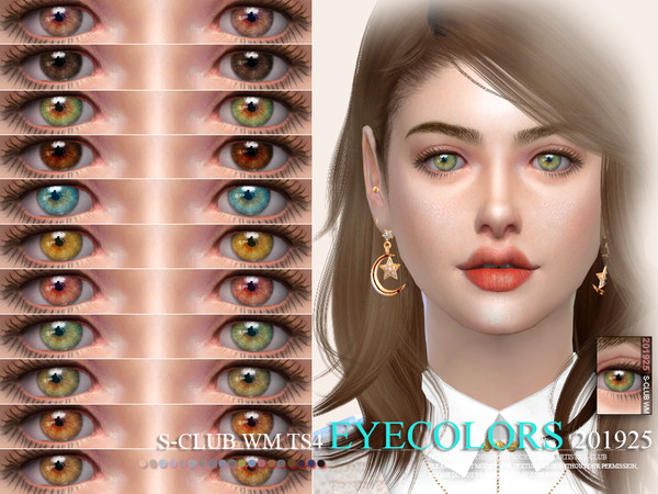 Sims 4 — S-Club WM ts4 Eyecolors 201925 by S-Club — Eyecolors, 17 swatches, hope you like, thank you.