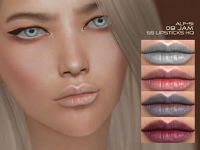 Sims 4 — Jam - Lipstick 08 HQ by Alf-si — - teen + ; - 24 colors; - HQ compatible; - custom thumbnails.