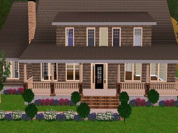 Sims 3 — Barrington by jparham2 — This cozy country craftsman home features 4 bedrooms and 4 bathrooms. Master on main