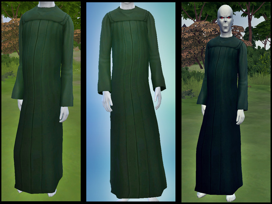 sims 4 cc harry potter house robes