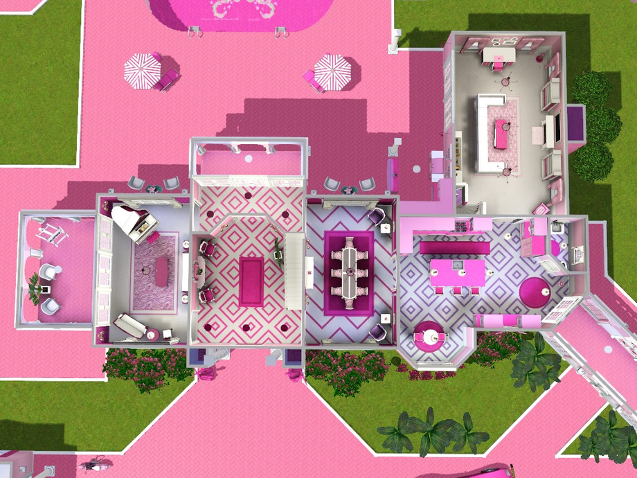 barbie dreamhouse layout