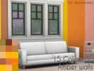 Sims 4 — 15 Colors of Amber walls by Katariinukka2 — 15 Amazing yellow, orange, red and brown shades of Amber. - Solid