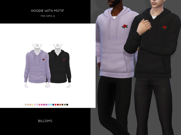 The Sims Resource - Hoodie with Motif