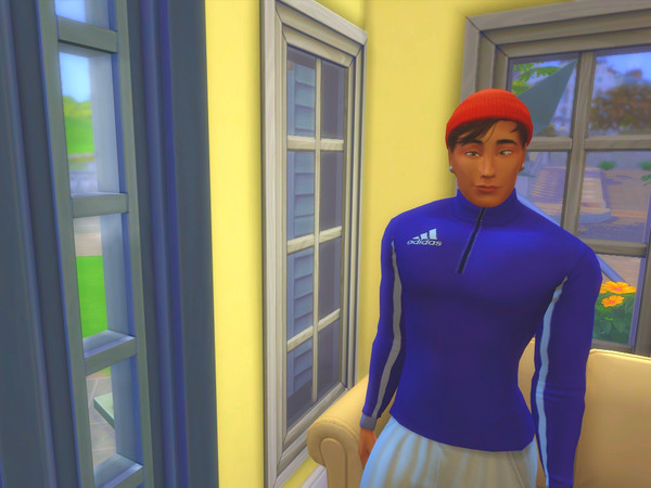 Sims 4 — Base Game Adidas Pullover by yourlocalstarbucksaddict — Adidas BASE GAME Pullover T-E, 9 swatches