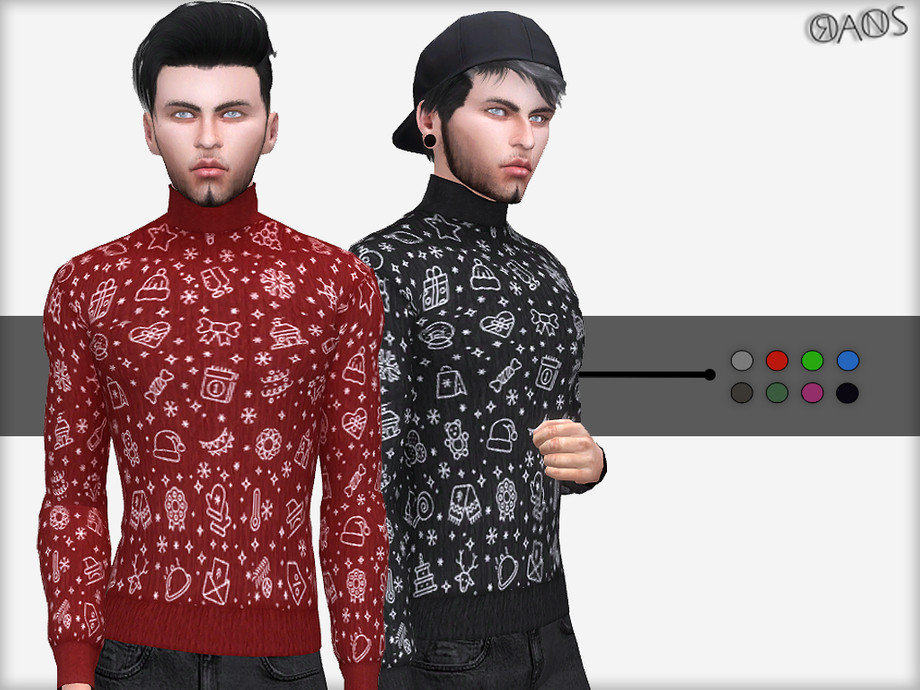The Sims Resource - Winter Turtleneck Sweater
