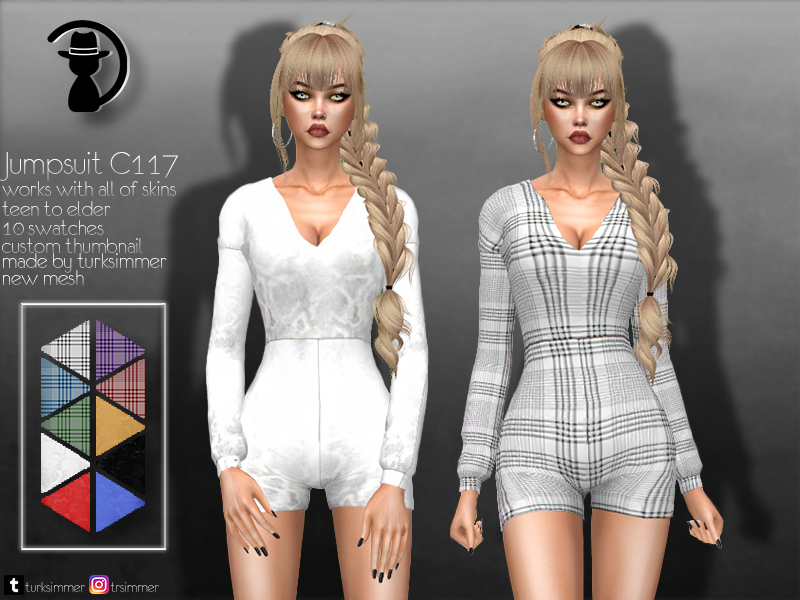 The Sims Resource Jumpsuit C117
