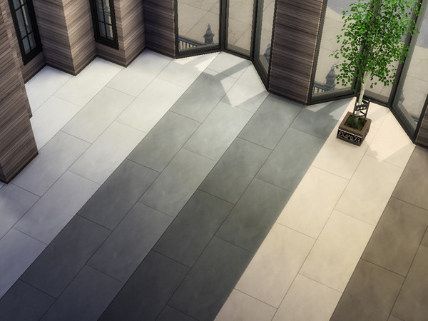 Sims 4 — Large Slate Floor Tiles by Collevista — Large Slate Floor Tiles by Collevista