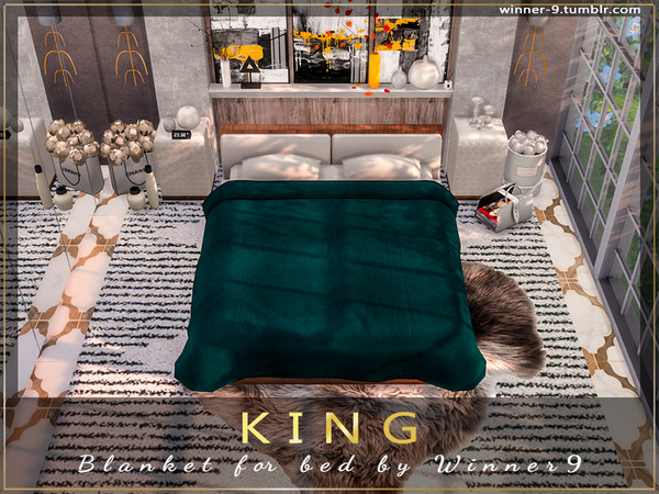Sims 4 — KING Blanket for bed by Winner9 — Blanket for bed from my bedroom set KING, you can find it easy in your game by