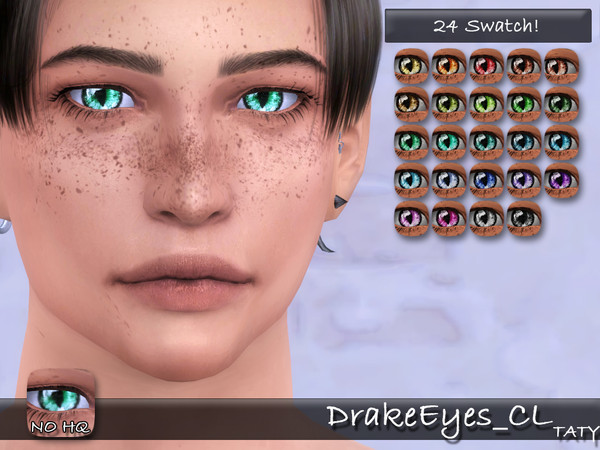 Sims 4 — [Ts4]Taty_DrakeEyes_CL by tatygagg — - Female, Male - Human, Alien - Toddler to Elder - Hq Compatible