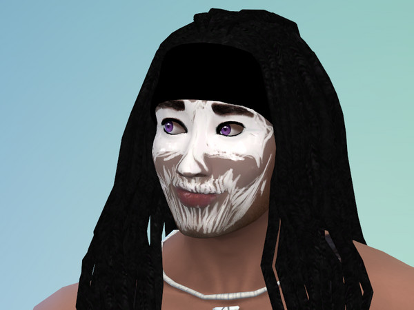 Sims 4 — GHB Clown Paint by goody2shoes2 — This is clown face paint for the Grand Highblood from Homestuck! It has a