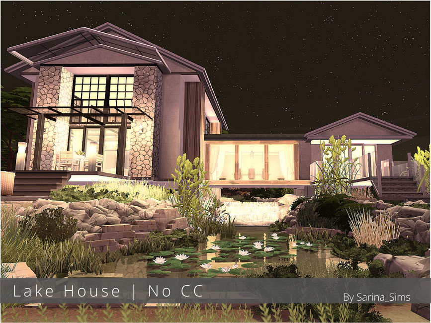 The Sims Resource Lake House No Cc