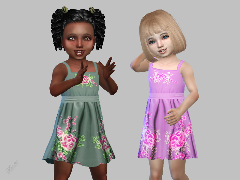 The Sims Resource Toddler Dress 04 Requires Toddlers Stuff Pack