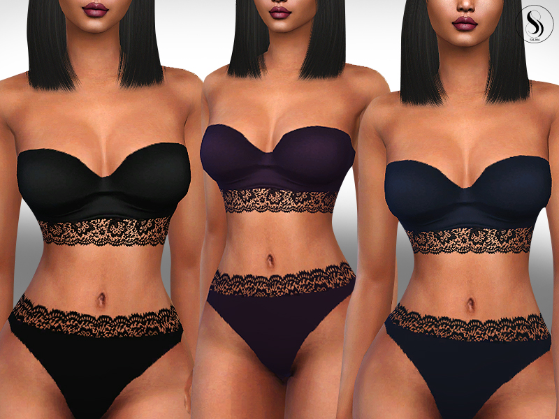 The Sims Resource - Female Lace Intimates