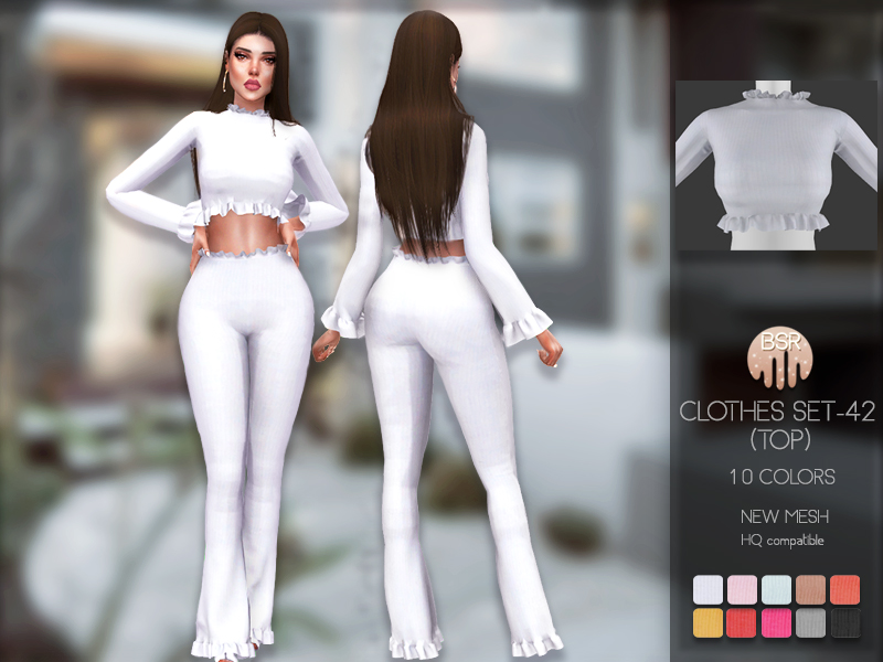 The Sims Resource Clothes Set 42 Top Bd171