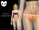 Sims 4 — Fruty Themed Panties | Re-color CC by simmer-in-pink — Cute underwear that will make your day a little happier.