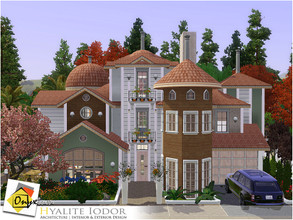 Sims 3 — Hyalite Iodor by Onyxium — On the first floor: Living Room | Dining Room | Kitchen | Bathroom | Study Room |