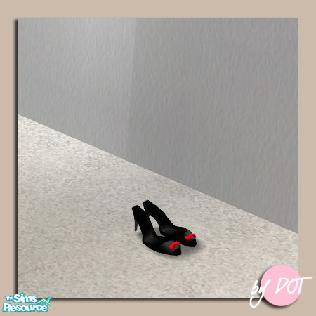 Sims 2 — Shopping - DOT-Shoe Bow MESH by DOT — 