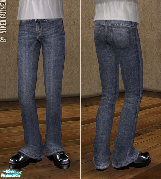 aikea_guinea's Bootcut Jeans for Children 01 Lowrise