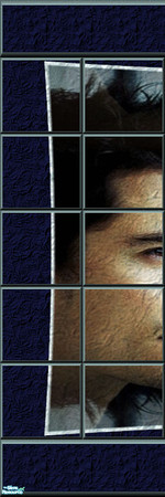 Sims 2 — Winter Wonderland Dark A by simwoman77 — A winter-colored set of walls and floors for Orlando Bloom lovers: