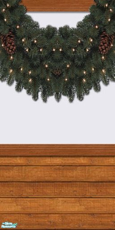 Sims 2 — grks Christmas Garlands - 2 by greeksim — You do not really need the Christmas pack to decorate your houses for
