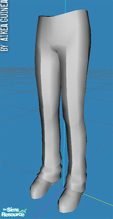 Sims 2 — Bootcut Jeans for Children - Mesh AG109 by aikea_guinea — For both boys and girls. Base game compatible.