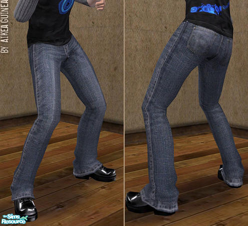 aikea_guinea's Bootcut Jeans for Children - 01 Untucked
