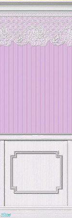 Sims 2 — Lace Walls - Stripes - Plum - 17A by maylynn55 — This wallpaper is plum/purple/lavender with a stripe background