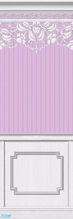 Sims 2 — Lace Walls - Stripes - Plum - 7A by maylynn55 — This wallpaper is plum/purple/lavender with a stripe background